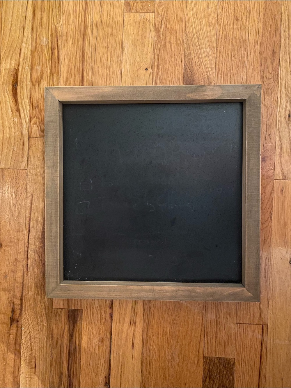 Hobby Lobby Wood Frame Chalkboard - Black and Brown